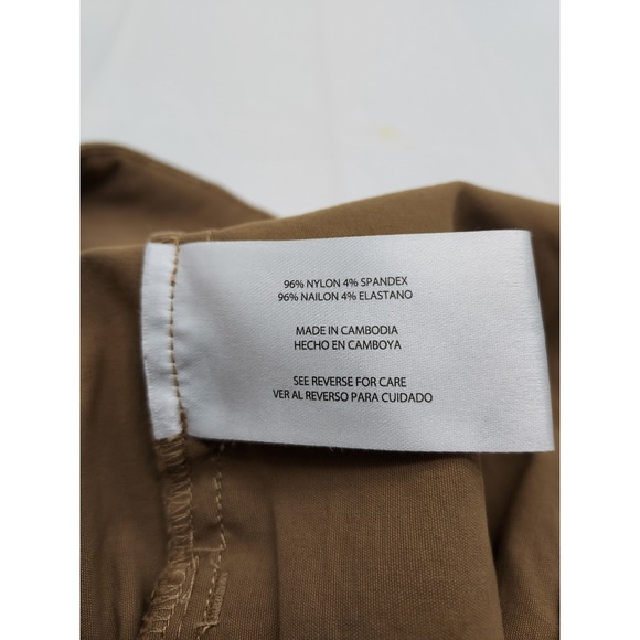 Eddie Bauer Women's Size 14 Khaki Beige Cargo Shorts Hiking Outdoor - Picture 3 of 5